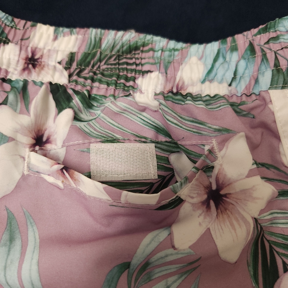 Raya Sun Lilac Floral Swim Shorts Size XL.   #C03 - Picture 10 of 12